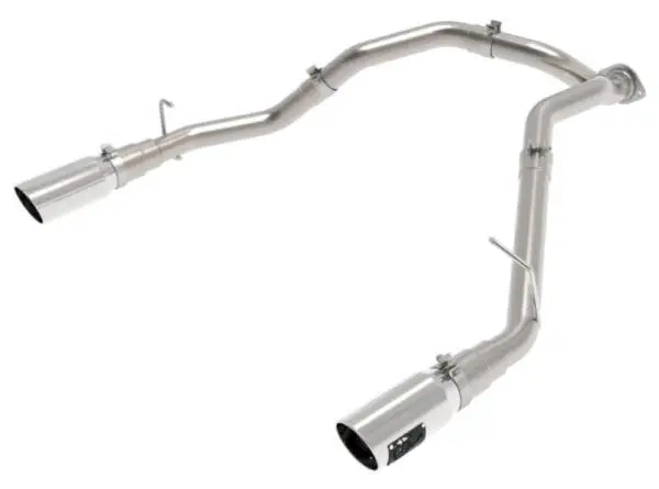 aFe Large Bore-HD 3in 409SS DPF-Back Exhaust System w/ Polished Tip RAM 1500 20-21 V6-3.0 image 7