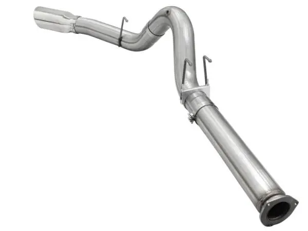 aFe MACHForce XP Exhaust 5in DPF-Back SS Exh 2015 Ford Turbo Diesel V8 6.7L Polished Tip image 4