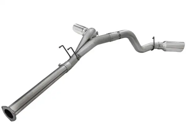 aFe LARGE BORE HD 4in 409-SS DPF-Back Exhaust w/Polished Tip 11-14 Ford Diesel Trucks V8-6.7L (td) image 4