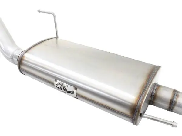 aFe MACHForce XP SS Exhaust 3in to 3.5in Cat-Back w/ Black Tip 15 Ford F-150 EcoBoost V6 2.7/3.5Ltt image 6