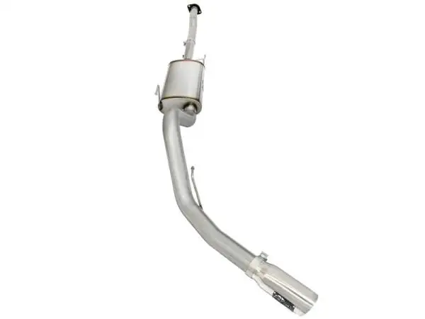 aFe MACHForce XP SS Exhaust 3in to 3.5in Cat-Back w/ Polished Tip 15 Ford F-150 EcoBoost V6 2.7/3.5L image 3