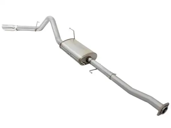 aFe MACHForce XP SS Exhaust 3in to 3.5in Cat-Back w/ Polished Tip 15 Ford F-150 EcoBoost V6 2.7/3.5L image 4