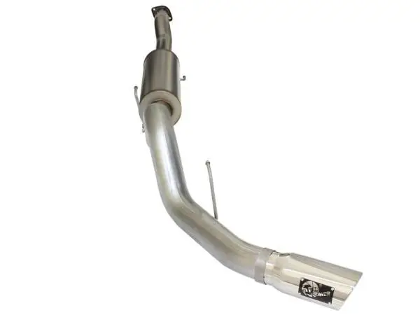 aFe MACHForce XP SS Exhaust 4in Cat-Back w/ Polish Tip 2015 Ford F-150 EcoBoost V6 2.7/3.5Ltt image 3