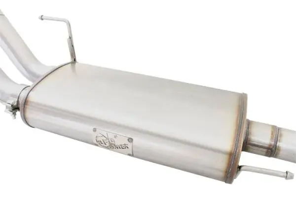 aFe MACHForce XP Exhaust 3in SS Dual Side Exit CB w/ Black Tips 15 Ford F150 Ecoboost V6-2.7L/3.5L image 4