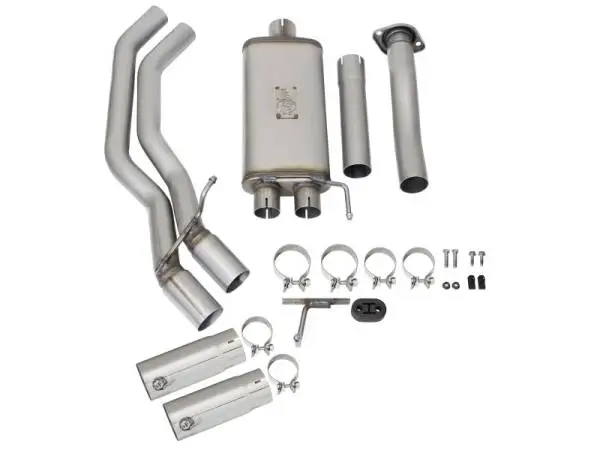 aFe Rebel Exhausts 3in SS Cat-Back 15-16 Ford F-150 EcoBoost V6 2.7/3.5L V8 5.0L w/ Polished Tips image 8