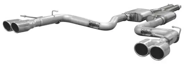 aFe MACHForce XP 4in Cat-Back SS-409 Exhaust w/ Black Tips 2017 Ford Super Duty F-250/F-350 V8-6.2L thumbnail 2