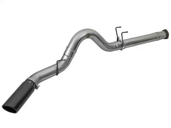 aFe Large Bore-HD 5in DPF Back 409 SS Exhaust System w/Black Tip 2017 Ford Diesel Trucks V8 6.7L(td) thumbnail 4