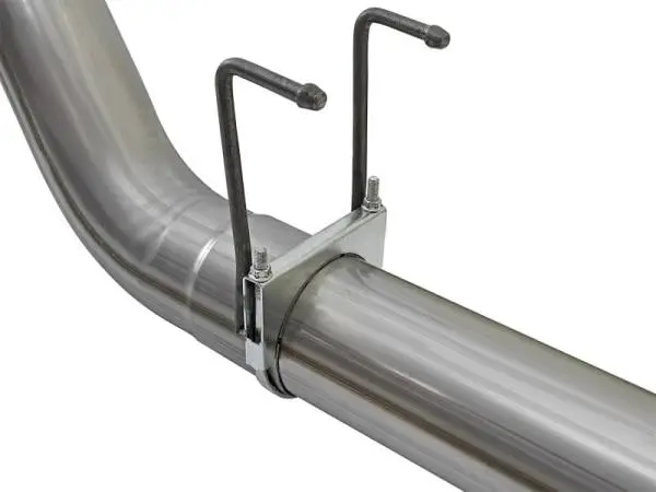 aFe Large Bore-HD 5in DPF Back 409 SS Exhaust System w/Black Tip 2017 Ford Diesel Trucks V8 6.7L(td) thumbnail 6