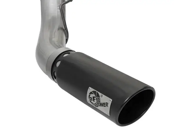 aFe Large Bore-HD 5in DPF Back 409 SS Exhaust System w/Black Tip 2017 Ford Diesel Trucks V8 6.7L(td) thumbnail 7
