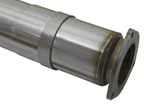 aFe Large Bore-HD 5in DPF Back 409 SS Exhaust System w/Black Tip 2017 Ford Diesel Trucks V8 6.7L(td) thumbnail 8