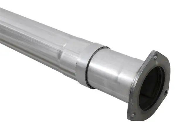aFe Rebel XD 4in SS Down-Pipe Back Exhaust w/Dual Polished Tips 17-18 Ford Diesel Trucks V8-6.7L(td) thumbnail 4