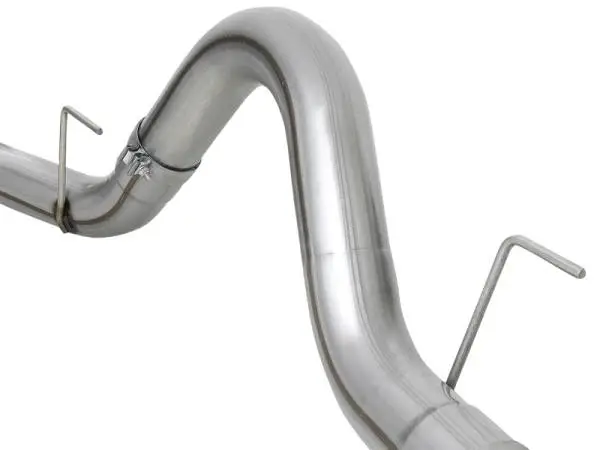 aFe Large Bore-HD 4in 409 SS DPF-Back Exh 18-19 Ford F-150 V6-3.0L (td) w/ Black Tip thumbnail 5