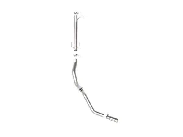 aFe Apollo GT Series 3-1/2in 409 SS Axle-Back Exhaust 17-20 Ford F-250/F-350 Polished Tip No Muffler image 3