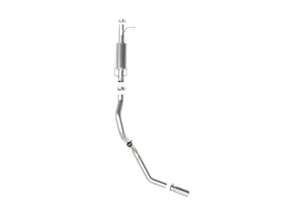 aFe Apollo GT Series 3-1/2in 409 SS Axle-Back Exhaust 17-20 Ford F-250/F-350 w/ Polished Tips image 3