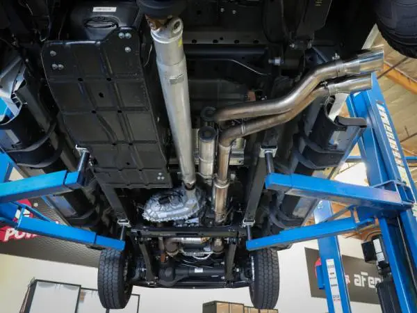 aFe Rebel Series 3in 409 SS Cat-Back Exhaust w/ Black Tips 17-20 Ford F-250/F350 V8 6.2L/7.3L thumbnail 6