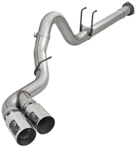 aFe Power 11-14 Ford F250/F350 6.7L Diesel Rebel XD 4in 409 SS DPF-Back Exhaust System - Pol Tips image 6