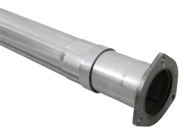 aFe Power 15-16 Ford F250/F350 6.7L Diesel Rebel XD 4in 409 SS DPF-Back Exhaust System - Black Tips image 4