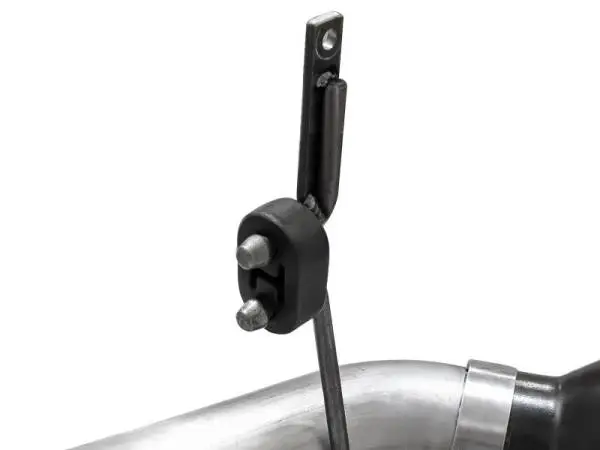 aFe Large Bore-HD 4in 409 Stainless Steel DPF-Back Exhaust w/Black Tip 15-16 Ford Diesel V8 Trucks image 5