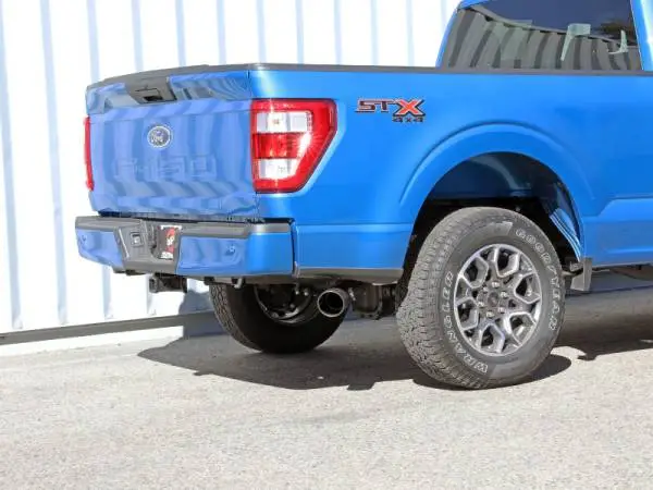 aFe Apollo GT 3in 409 SS Cat-Back Exhaust 2021 Ford F-150 V6 2.7L/3.5L (tt)/V8 5.0L w/ Black Tips image 4