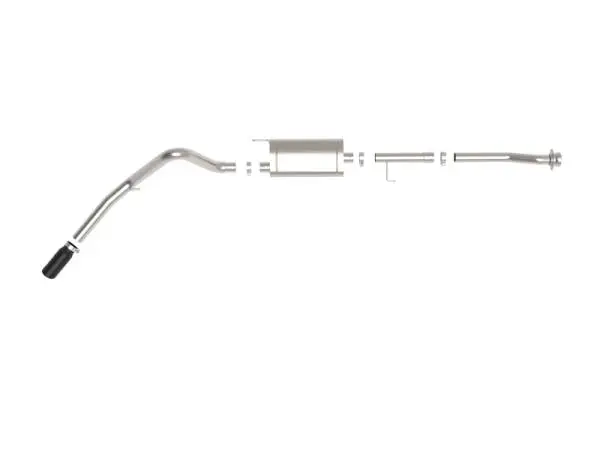 aFe Apollo GT 3in 409 SS Cat-Back Exhaust 2021 Ford F-150 V6 2.7L/3.5L (tt)/V8 5.0L w/ Black Tips image 7