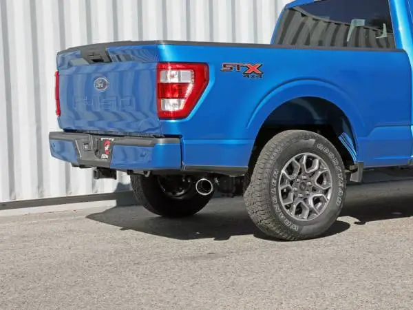 aFe Apollo GT 3in 409 SS Cat-Back Exhaust 2021 Ford F-150 V6 2.7L/3.5L (tt)/V8 5.0L w/ Polished Tips image 4