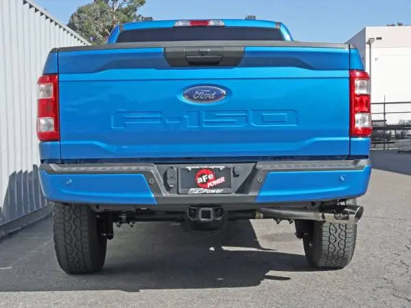 aFe Apollo GT 3in 409 SS Cat-Back Exhaust 2021 Ford F-150 V6 2.7L/3.5L (tt)/V8 5.0L w/ Polished Tips image 5