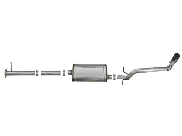 aFe Mach Force-XP Exhaust 3in CB SS 15-17 GM Colorado/Canyon 2.5L/3.6L Side Exit w/ Black Tip image 8