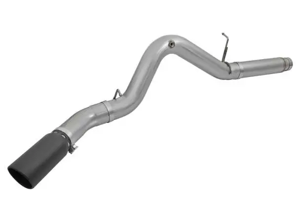 aFe LARGE Bore HD 5in Exhausts DPF-Back SS w/ Black Tips 16-17 GM Diesel Truck V8-6.6L (td) LML/L5P image 4