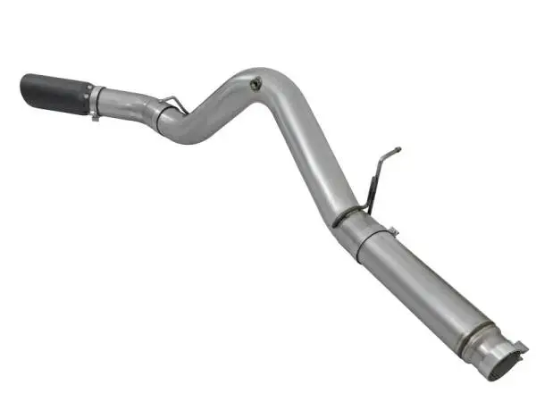 aFe LARGE Bore HD 5in Exhausts DPF-Back SS w/ Black Tips 16-17 GM Diesel Truck V8-6.6L (td) LML/L5P image 5