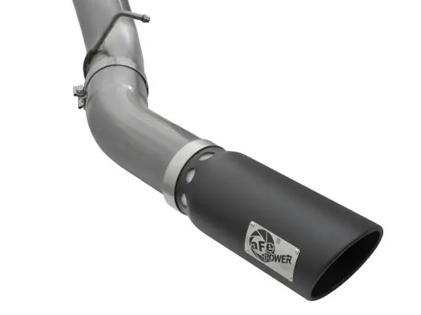 aFe LARGE Bore HD 5in Exhausts DPF-Back SS w/ Black Tips 16-17 GM Diesel Truck V8-6.6L (td) LML/L5P image 6