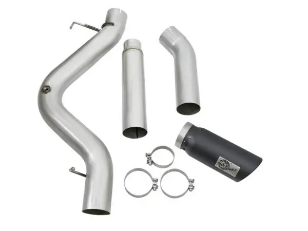 aFe LARGE Bore HD 5in Exhausts DPF-Back SS w/ Black Tips 16-17 GM Diesel Truck V8-6.6L (td) LML/L5P image 7