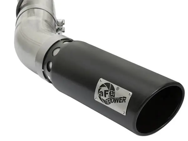 aFe LARGE BORE HD 5in 409-SS DPF-Back Exhaust w/Black Tip 2017 GM Duramax V8-6.6L (td) L5P image 5