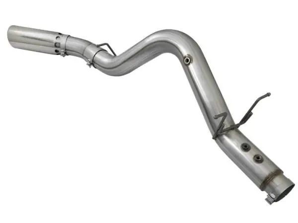 aFe LARGE BORE HD 5in 409-SS DPF-Back Exhaust w/Polished Tip 2017 GM Duramax V8-6.6L (td) L5P image 4