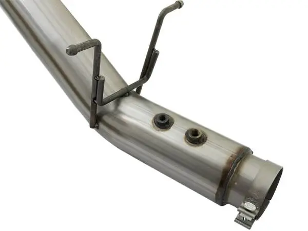 aFe LARGE BORE HD 5in 409-SS DPF-Back Exhaust w/Polished Tip 2017 GM Duramax V8-6.6L (td) L5P image 6