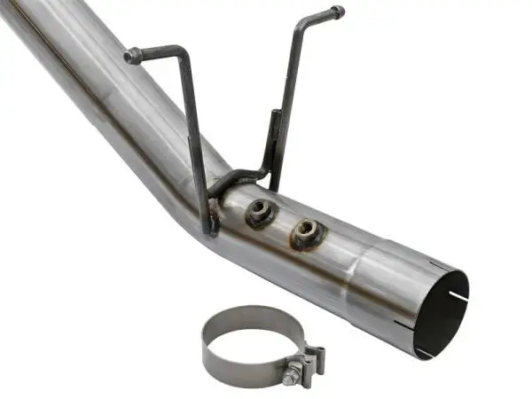 aFe Victory Series 4in 409-SS DPF-Back Exhaust w/ Dual Black Tips 2017 GM Duramax V8-6.6L(td) L5P image 5