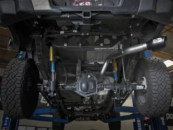 aFe MACH Force-Xp 3.0in 304 SS Cat-Back Exhaust w/ Black Tip 17-18 GM Colorado/Canyon image 4