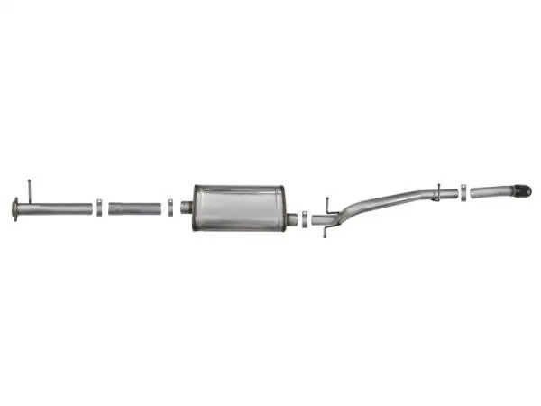 aFe MACH Force-Xp Hi-Tuck 3in. 409 SS C/B Exhaust 15-18 GM Colorado/Canyon L4-2.5L/V6-3.6L - Blk Tip image 7