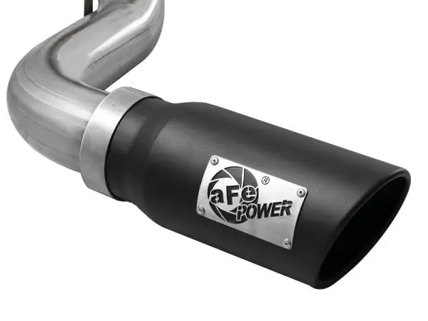 aFe Apollo GT Series 2019 GM Silverado/Sierra 1500 4.3L/5.3L 409 SS CatBack Exhaust System w/Blk Tip image 2