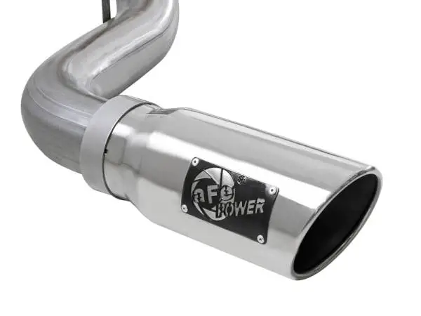 aFe Apollo GT Series 2019 GM Silverado/Sierra 1500 4.3L/5.3L 409 SS CB Exhaust System w/Polished Tip image 2