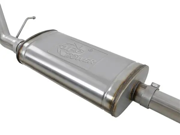 aFe Apollo GT Series 2019 GM Silverado/Sierra 1500 4.3L/5.3L 409 SS CB Exhaust System w/Polished Tip image 3