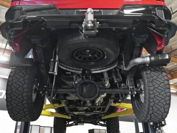 AFE Apollo GT Series 19-20 GM 1500 2.7L (T) 409 SS CB Exhaust System w/Black Tip image 6