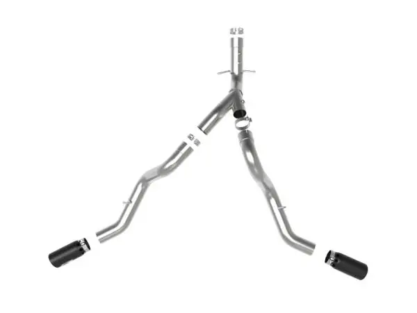 aFe Large Bore-HD 4in 409SS DPF-Back Exhaust System w/Black Tip 20 GM Diesel Trucks V8-6.6L (td) L5P thumbnail 6