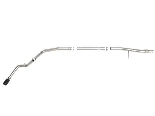 aFe Large Bore-HD 3in 409SS DPF-Back 20-21 GM Trucks L6-3.0L (td) LM2 - Black Tip image 7