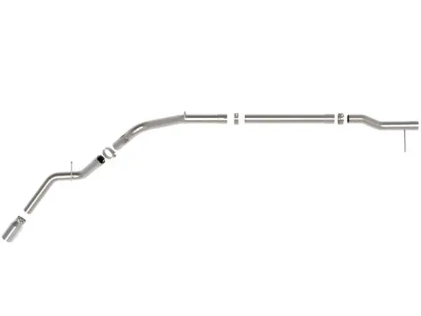 aFe 23-24 GM Trucks L6 Large Bore-HD 3 IN 409 Stainless Steel DPF-Back Exhaust System w/Polished Tip thumbnail 6