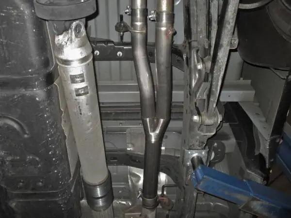 aFe Apollo GT Series 409 Stainless Steel Muffler Delete Pipe 09-19 Ram 1500 (Dual Exhaust) V8-5.7L image 2