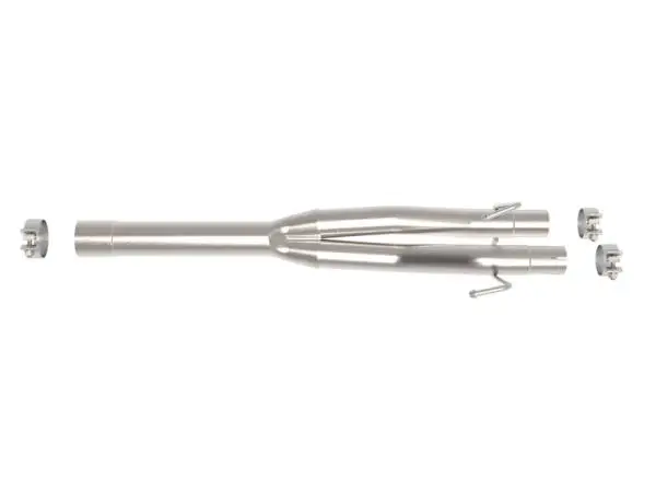 aFe Apollo GT Series 409 Stainless Steel Muffler Delete Pipe 09-19 Ram 1500 (Dual Exhaust) V8-5.7L image 3