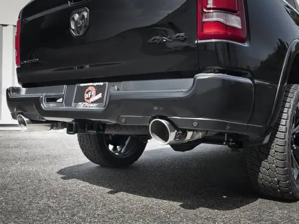 aFe MACH Force-XP 4-1/2in Steel OE Replacement Exhaust Tips - 2021+ Dodge Ram (5.7L V8) - Polished thumbnail 2