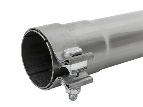 aFe MACH Force-Xp 409 SS Muffler Pipe 2.5in. Inlet/Outlet / 14in. Body / 20in. Length thumbnail 4