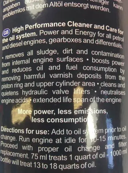 DDP High Performance Oil System Cleaner/Decarbonizer thumbnail 2