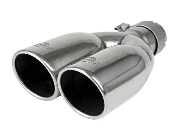 aFe MACH Force-Xp Universal Exhaust Tip 2-1/2 IN Inlet x 3-1/2 IN Outlet X 12 IN L